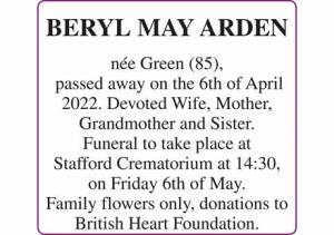 BERYL ARDEN